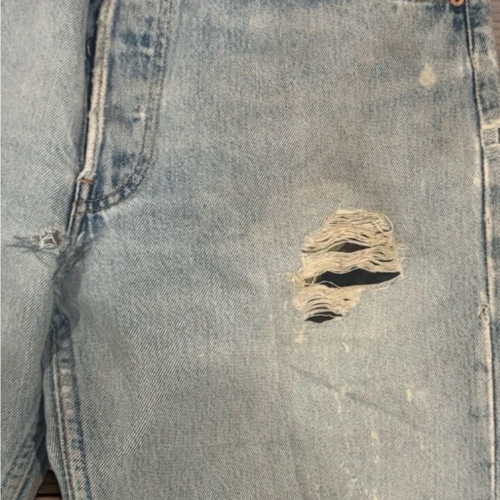 VTG Levi's 501 Upcycled Custom Patchwork Distress… - image 6